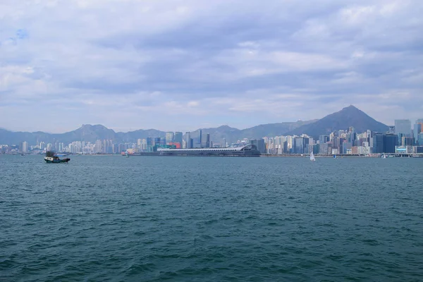 Quarry Bay view Kowloon kant — Stockfoto
