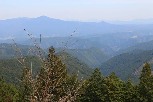 Montañas vistas desde yoshinogun — Foto de Stock