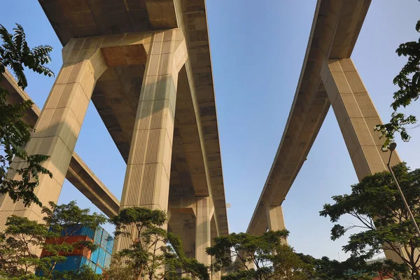 Tsing Yi stonecutters Köprüsü — Stok fotoğraf