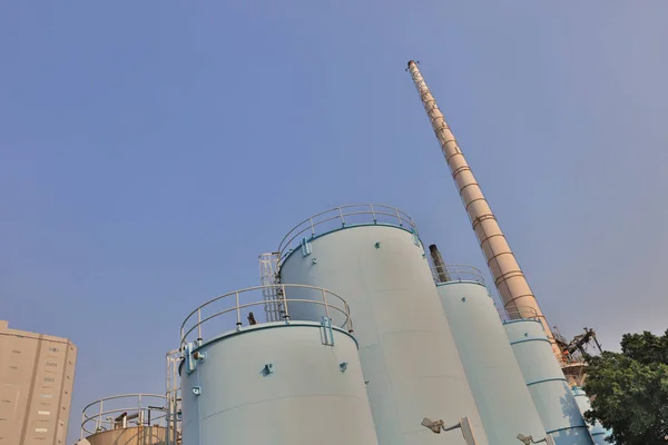 Industria del petróleo y el gas en Tsing Yi — Foto de Stock