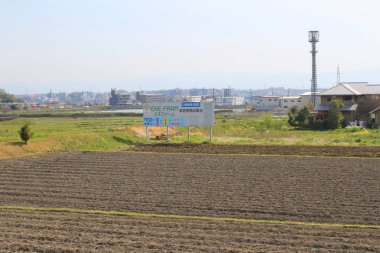 alanların teraslı içinde Japonya