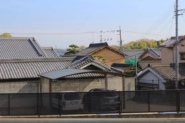 Champs en terrasses au Japon — Photo