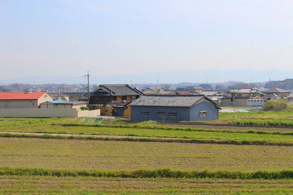 alanların teraslı içinde Japonya