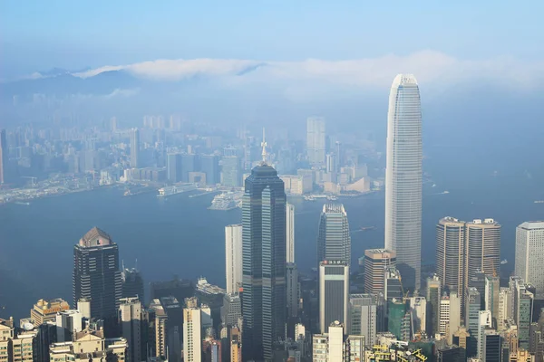 Χονγκ Κονγκ σύγχρονη πόλη στην Ασία — Φωτογραφία Αρχείου