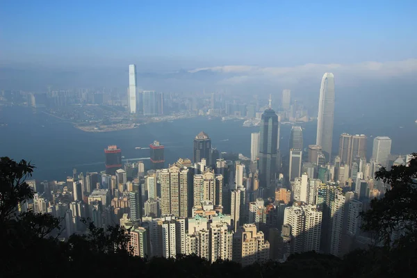 Hong kong moderne stadt in asien — Stockfoto