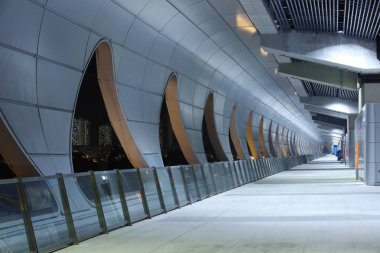 Geceleri boş pasaj perspektif