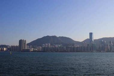 Kuzey kowloon tarafının pier görüş açısından