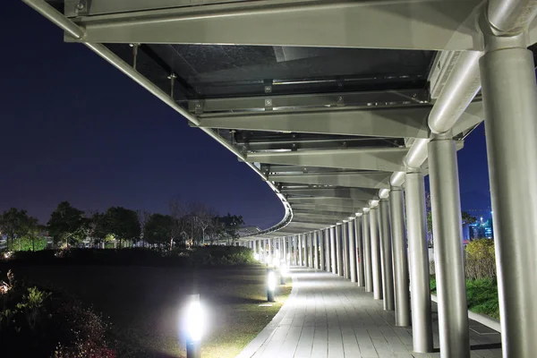 Kai Tak Runway Park por la noche — Foto de Stock