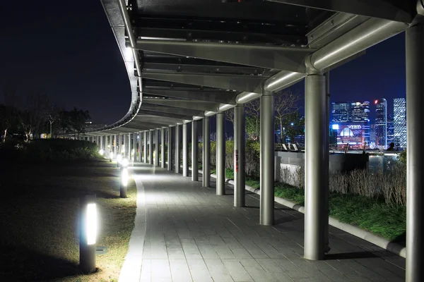 Kai Tak Runway Park por la noche — Foto de Stock