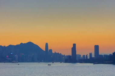Güzel Victoria Harbor Hong Kong