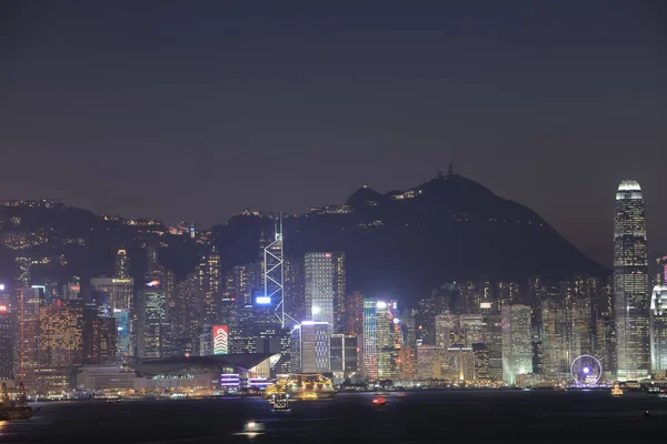 Victoria Harbor View Hk 2017 — Stok fotoğraf