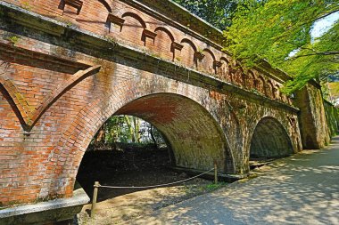 Kyoto, Japonya Nanzen-ji Tapınağı'nda su kemeri