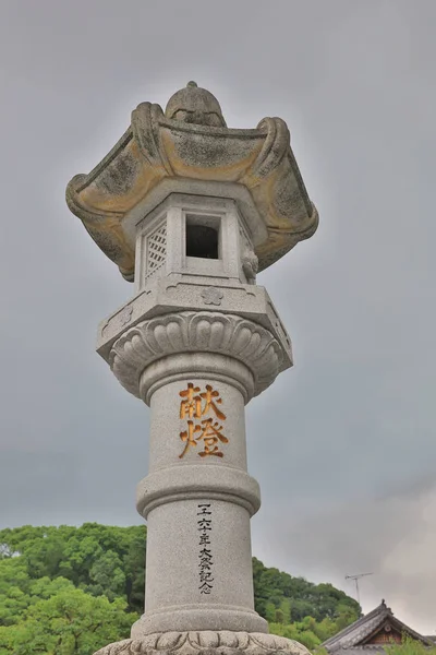 Πέτρα φως στο ιερό Dazaifu σε Φουκουόκα — Φωτογραφία Αρχείου