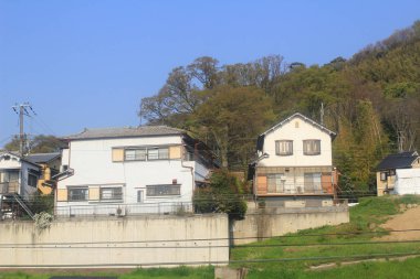 Nara, Japonya Osaka dış görünümünü Tren