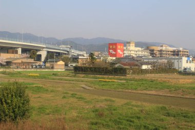 Nara, Japonya Osaka dış görünümünü Tren
