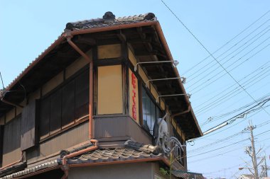 Sokak içinde alt Kyoto kentsel