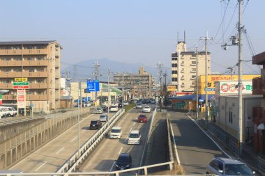 Nara, Japonya Osaka dış görünümünü Tren