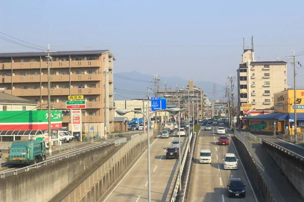 Train outside view of Osaka to Nara , Japan — Stock Photo, Image