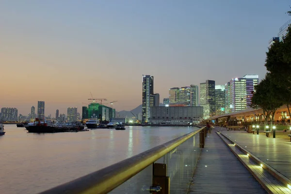 Kwun Tong Promenade, Kowloon 2017 — Stockfoto