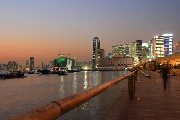 Kwun Tong Promenade, op 2017 — Stockfoto