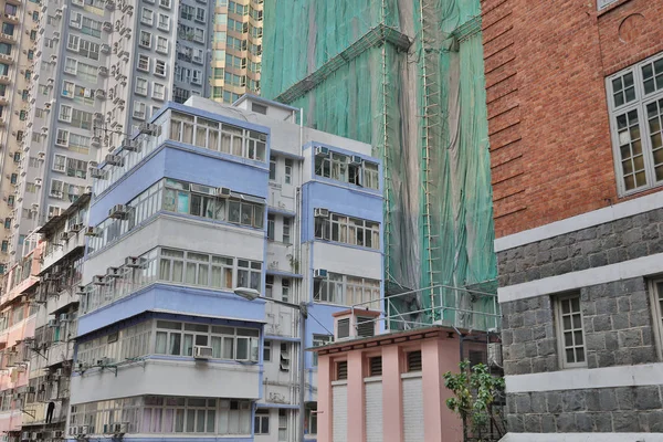 Edificio en Sai Wan en 2017 — Foto de Stock