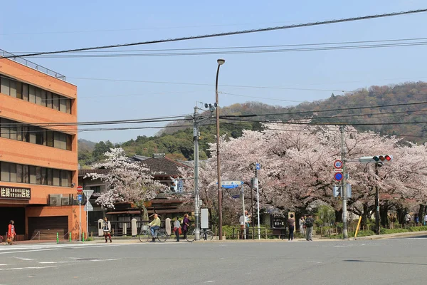 Pohled na ulici Kjóto — Stock fotografie