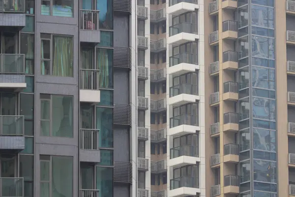 Bâtiments dans quartier résidentiel, Hong Kong . — Photo