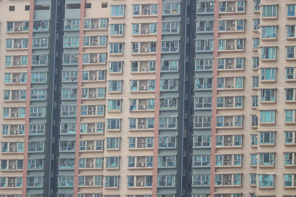 Byggnader i bostadsområde, Hong Kong. — Stockfoto