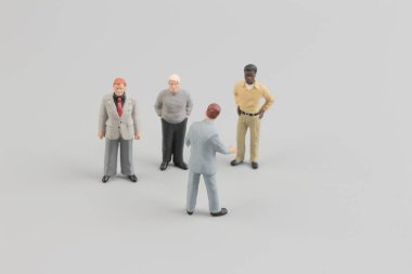 küçük iş adamları grubu