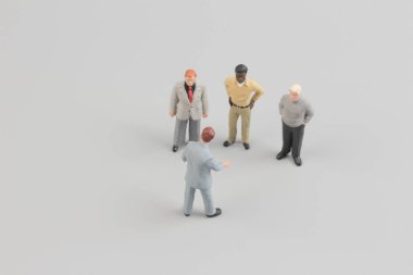 küçük iş adamları grubu