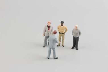 küçük iş adamları grubu