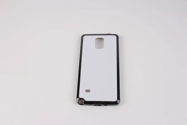 Plastic case for smart phone on white background — Stock Photo, Image