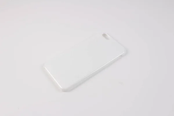 Plastic case for smart phone on white background — Stock Photo, Image