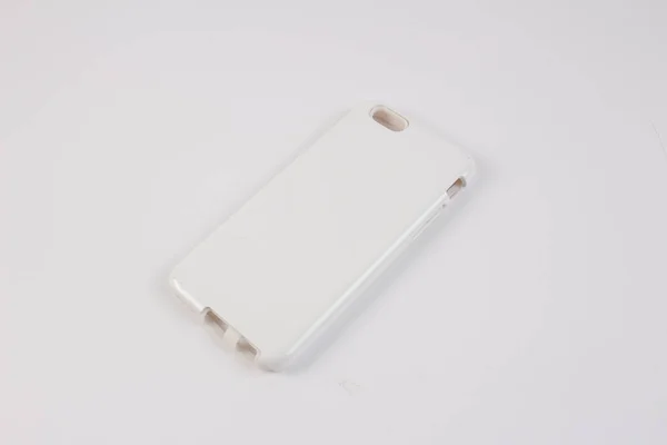 Plastic case for smart phone on white background — Stock Photo, Image