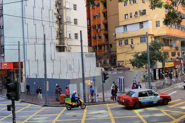 Rue, vue sur l'île de hong kong — Photo