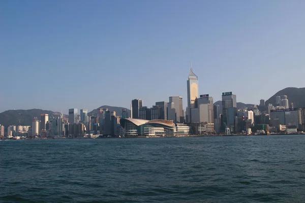 Victoria Harbor Ciudad de Hong Kong — Foto de Stock