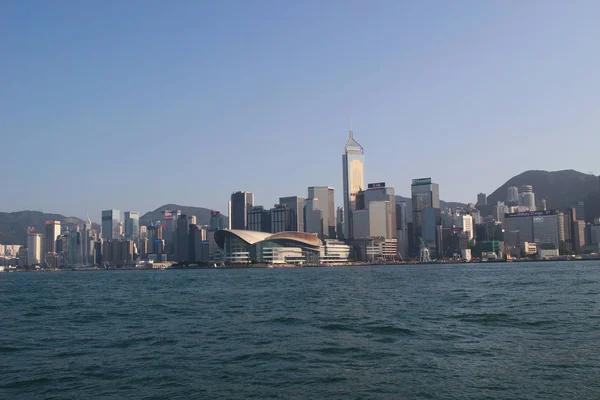 Victoria Harbor Ciudad de Hong Kong — Foto de Stock