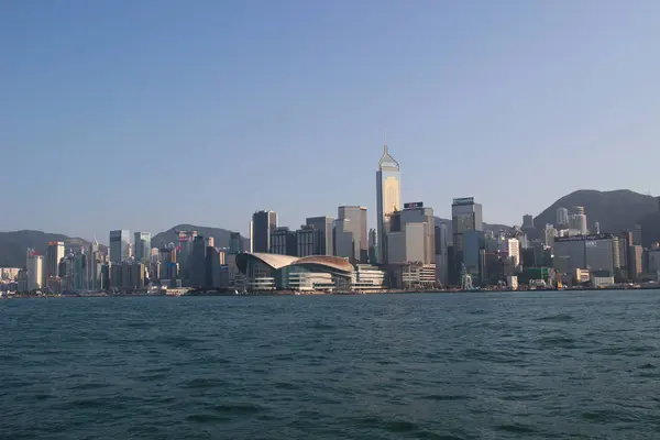 Victoria Harbor Ciudad de Hong Kong — Foto de Stock