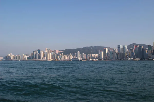 香港维多利亚港城市景观 — 图库照片