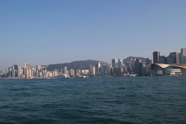 香港のビクトリア港の景観 — ストック写真