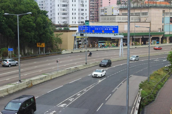 Ching Cheung Rd, Lai Chi Kok — Stock Photo, Image