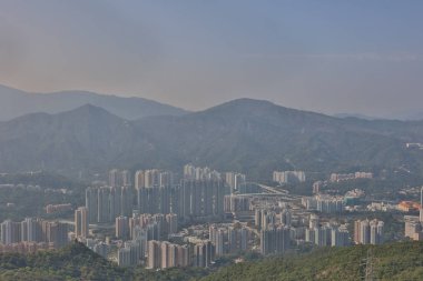 shatin şehir merkezinde, gündüz aslan Rock