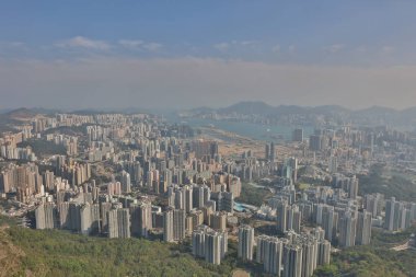 Kowloon aslan kaya yukarıdan izlendi