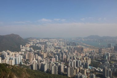  kowloon aslan Rock Üstten Görünüm