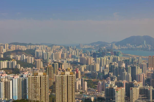 Kowloon Ανατολή είδαν από από Lion Rock — Φωτογραφία Αρχείου