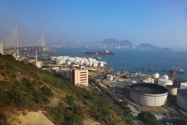 Stonecutters bridge uygulamasında Nam Wan Kok, hk