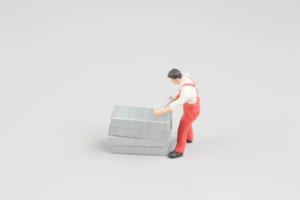 De pret van figuur in miniatuur wereld — Stockfoto