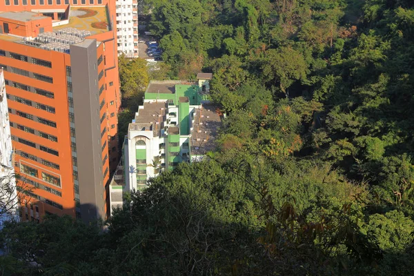 Bowen vista para a estrada de wan chai — Fotografia de Stock