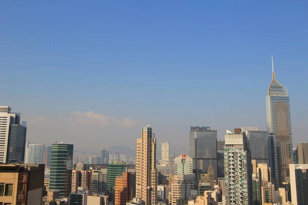 Bowen road view of wan chai — Stock Photo, Image