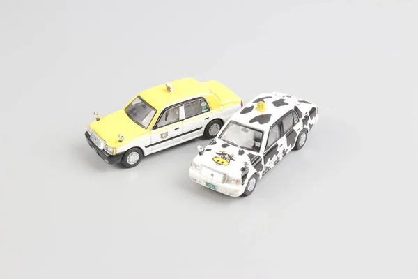 O minúsculo de táxi modelo no japão — Fotografia de Stock